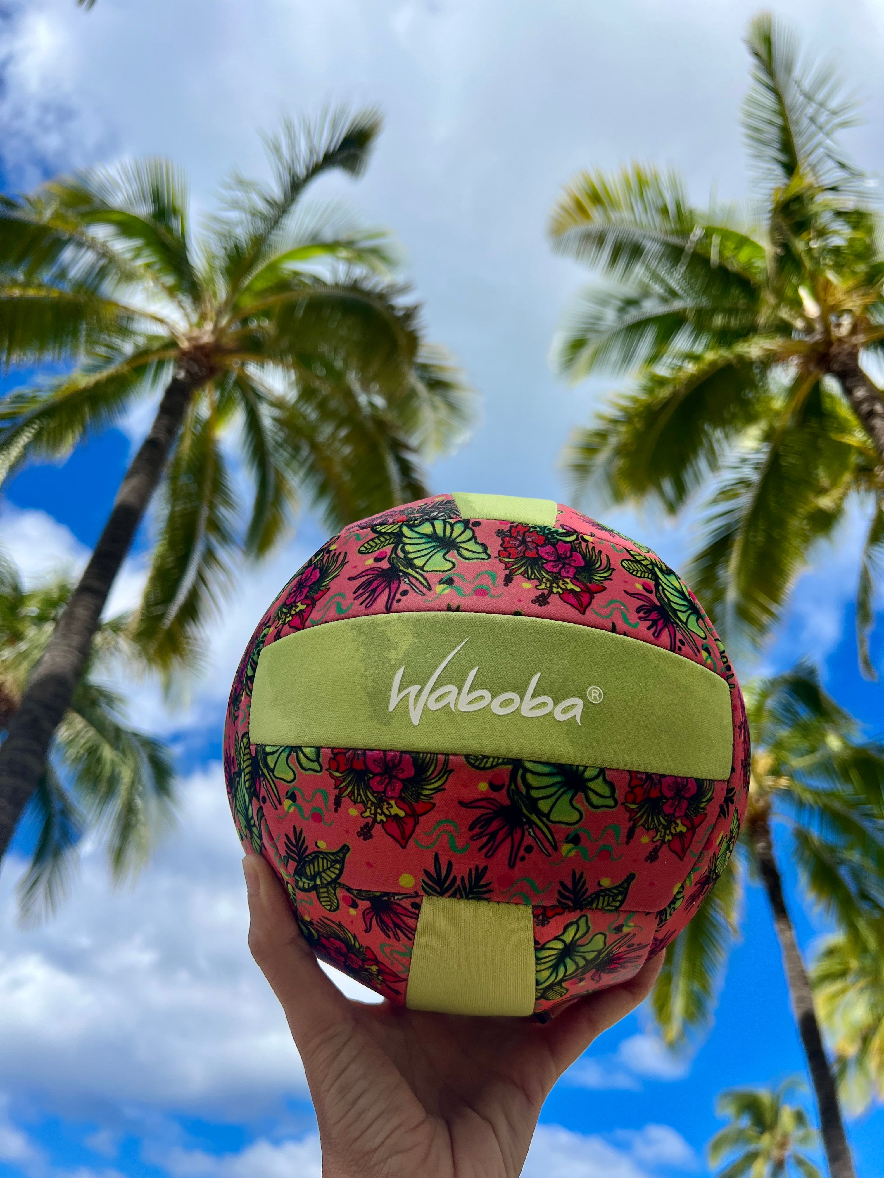 Waboba Beach Volleyball minge volei Tropical Scene + pompă