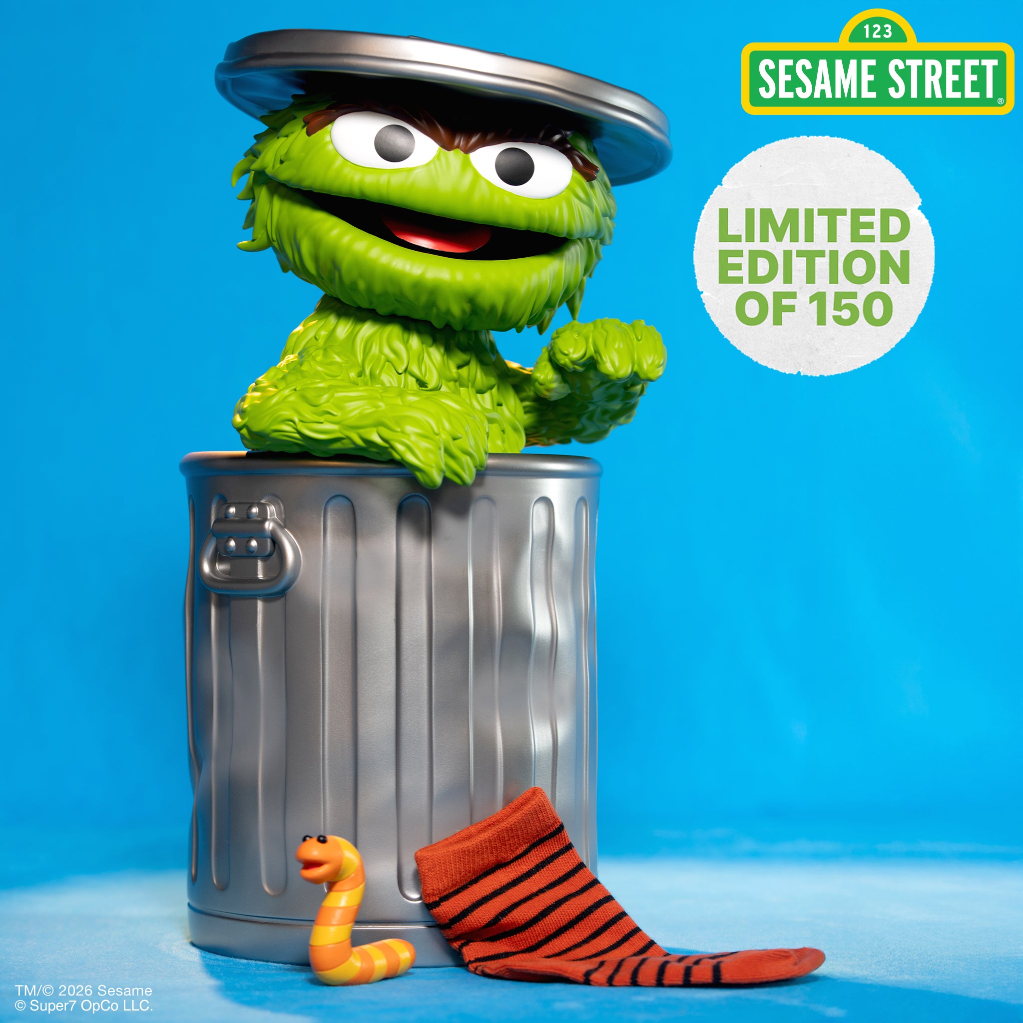 Super7 SuperSize Oscar The Grouch figurina vinil 40 cm