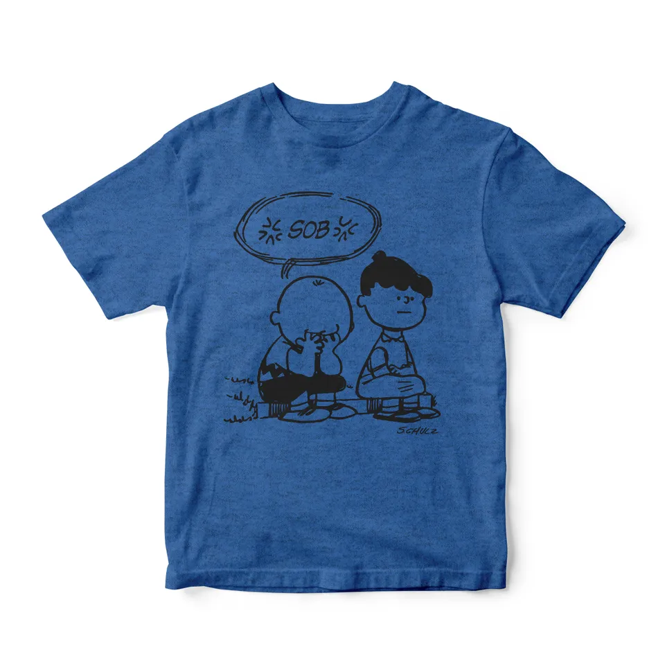 Super7 Peanuts Sad Charlie Brown tricou bumbac marimi XS-4X