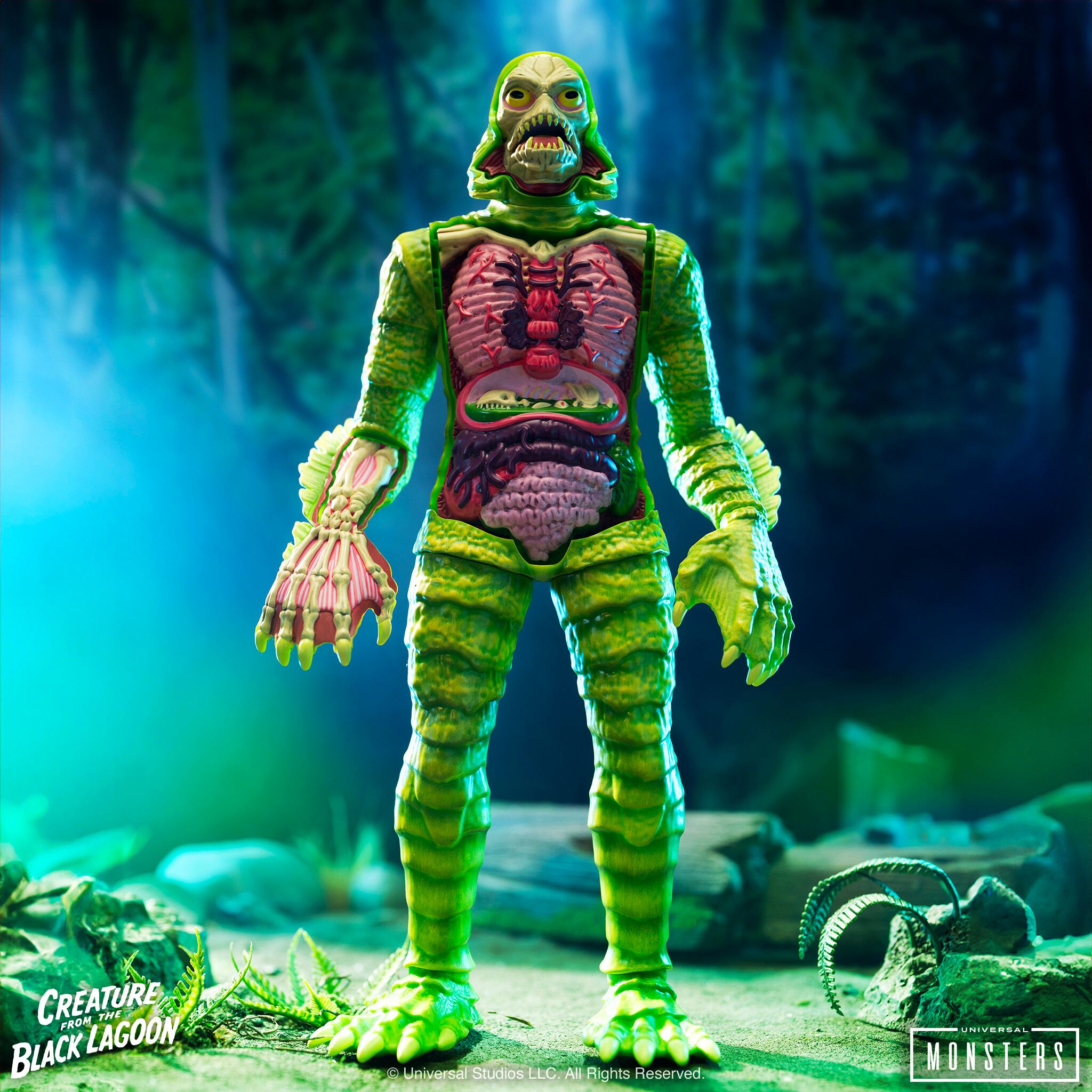 Super7 Super Cyborg Creature from the Black Lagoon figurina full color 28 cm