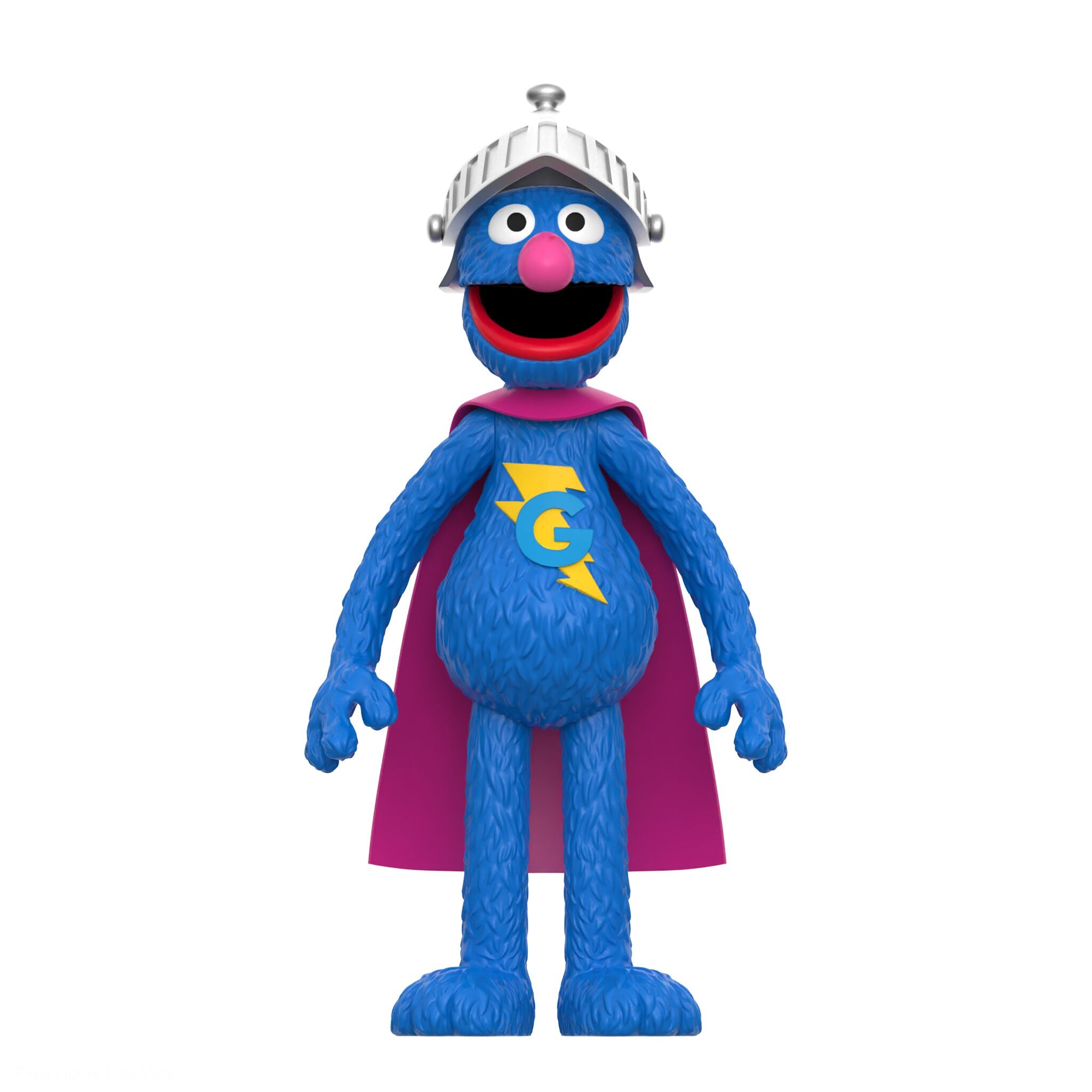 Super7 Sesame Street ReAction Super Grover figurina 3,75"