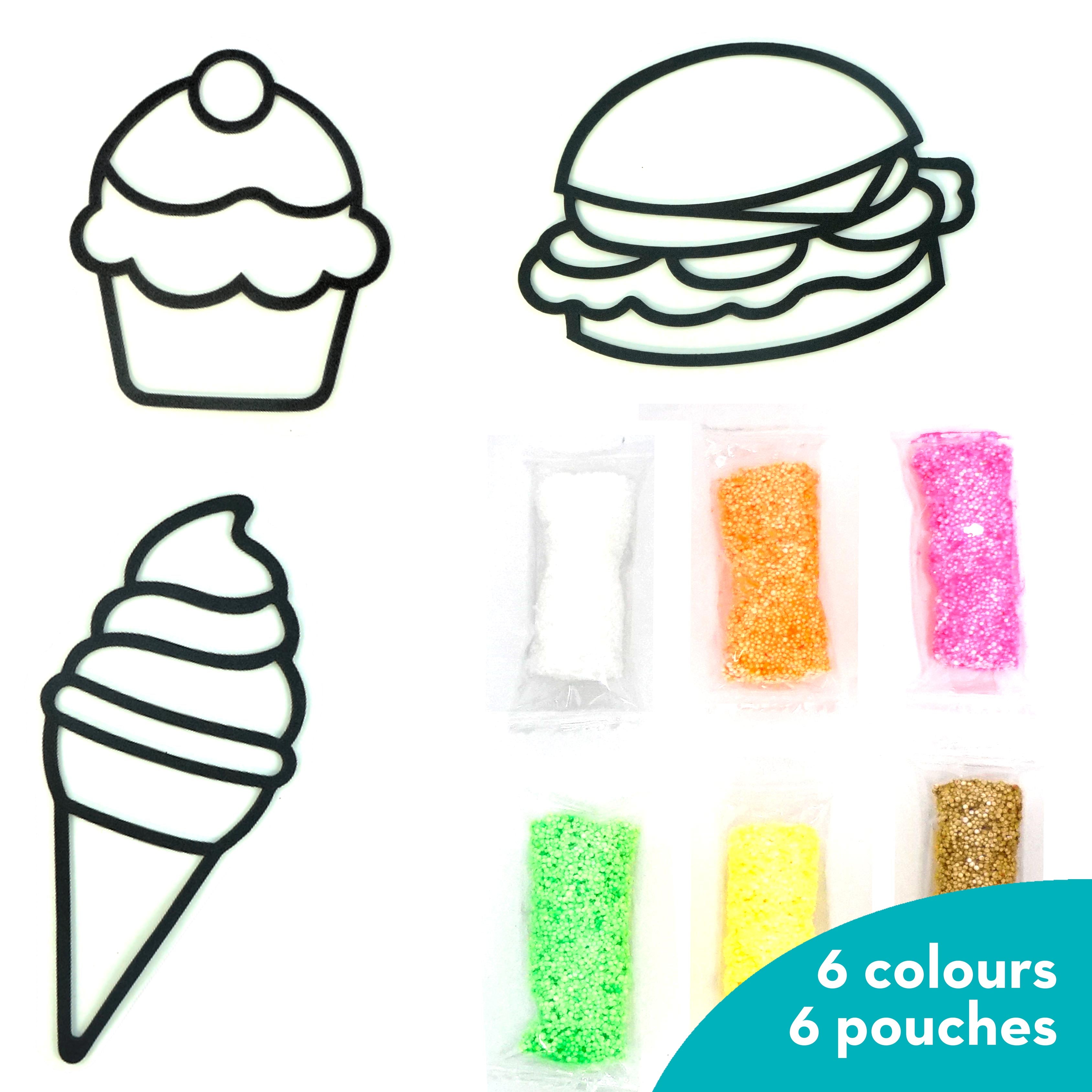 Imagimake Clay Stickers Yummy Treats set 3 stickere