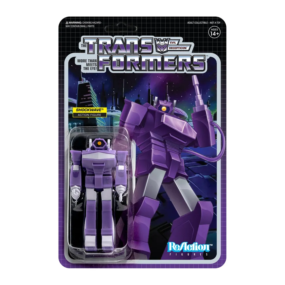 Super7 ReAction Shockwave figurina Transformers