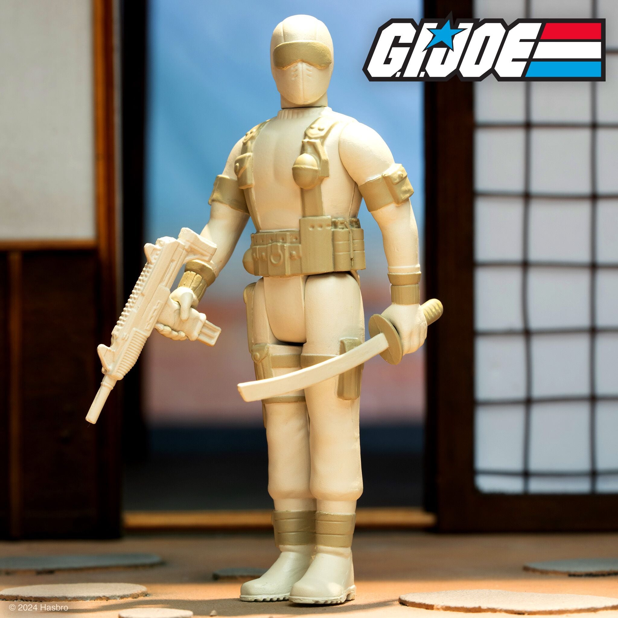 Super7 G.I. Joe ReAction Snake Eyes figurina comic