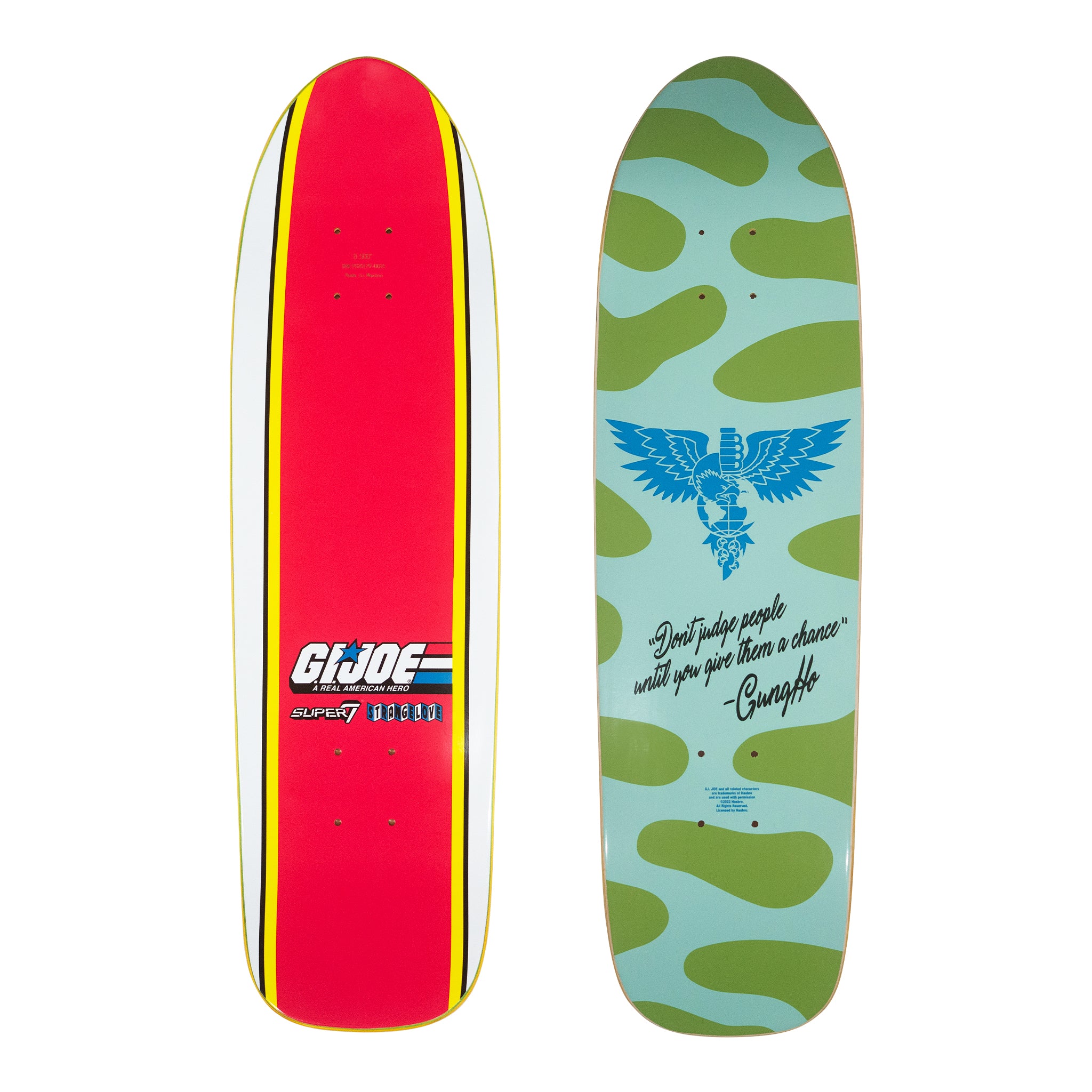 Super7 G.I. Joe Don't Judge PSA placă skateboard 8,5 inch