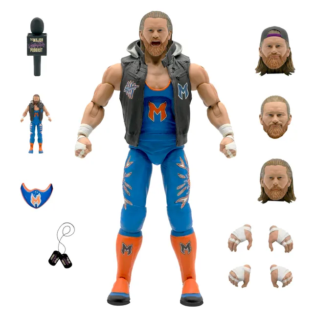 Super7 Ultimates Brian Myers figurina wrestling 7 inch
