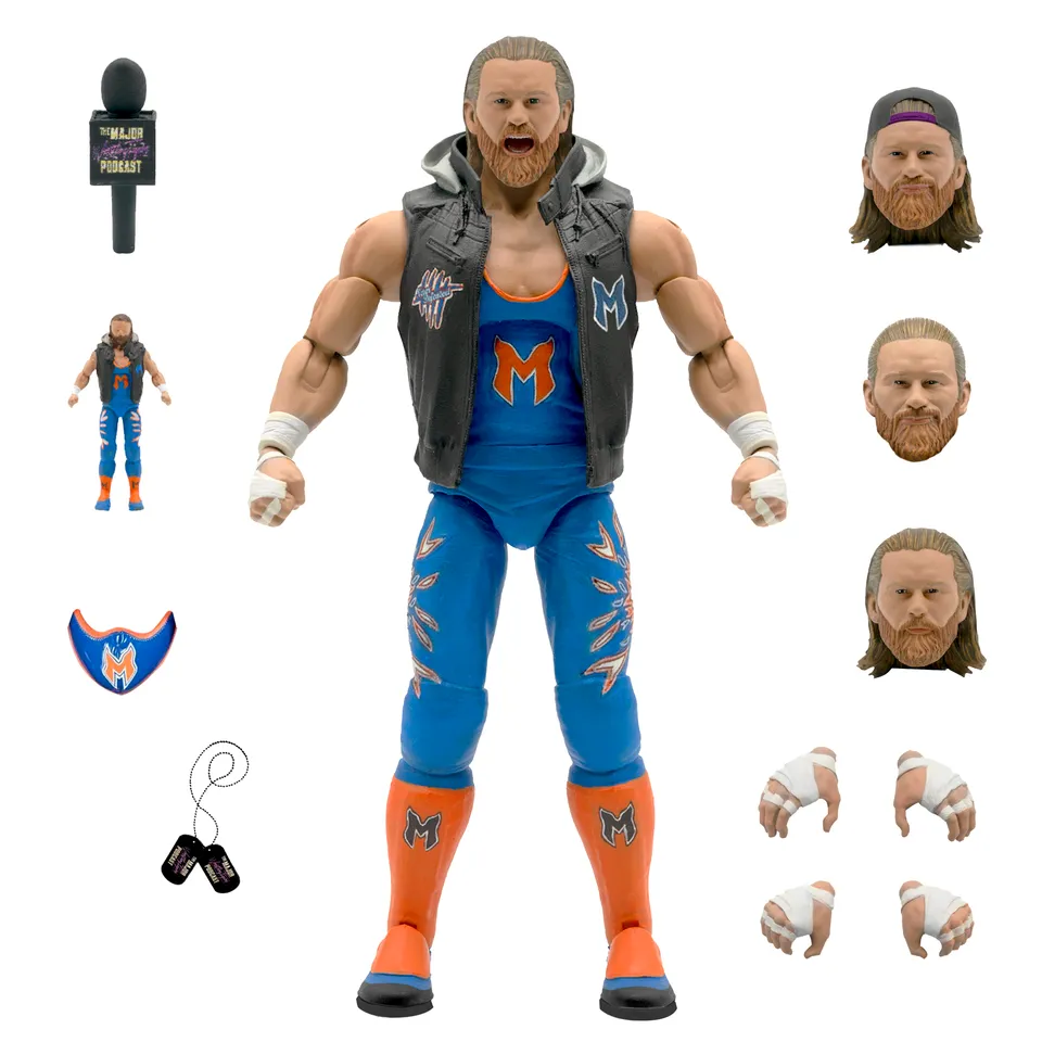 Super7 Ultimates Brian Myers figurina wrestling 7 inch