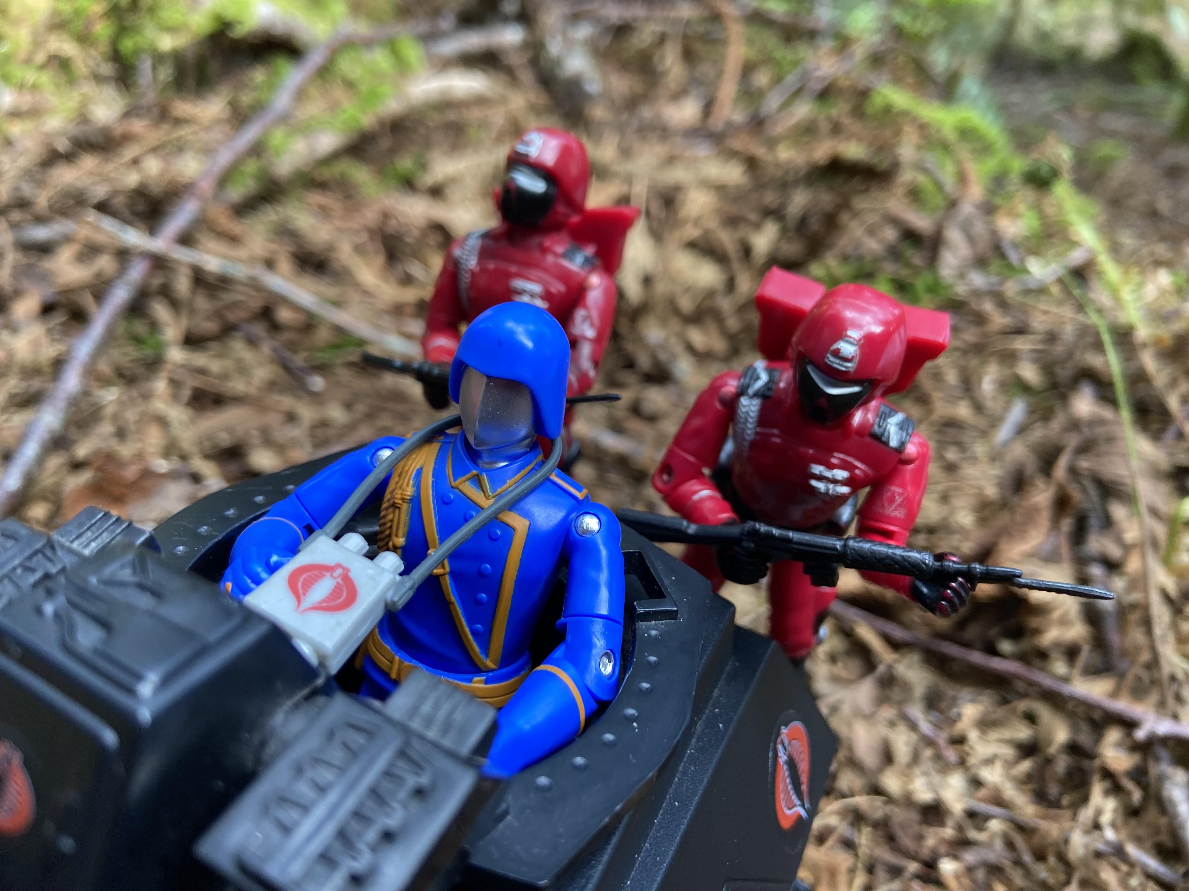 Super7 G.I. Joe ReAction+ Cobra Commander figurina set comic Issue 1