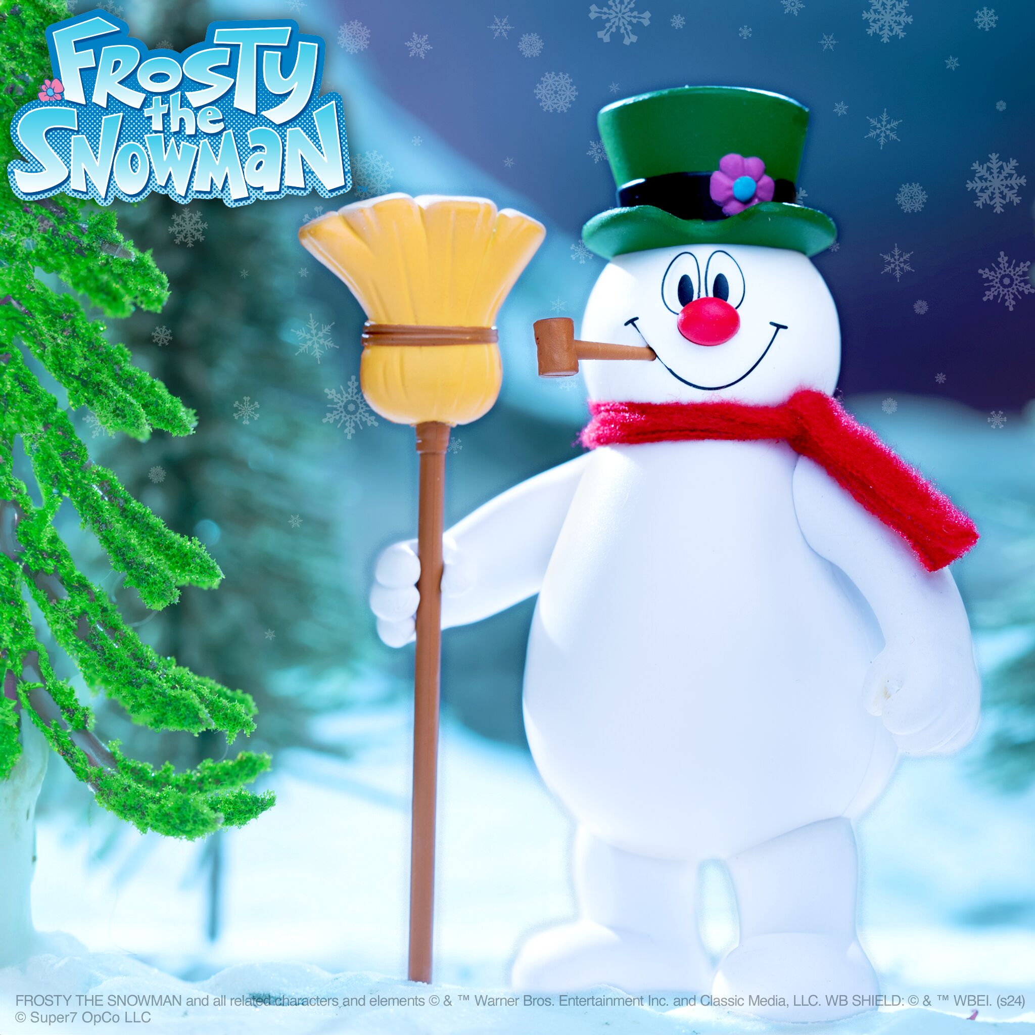 Super7 ReAction Frosty figurina Craciun cu fular