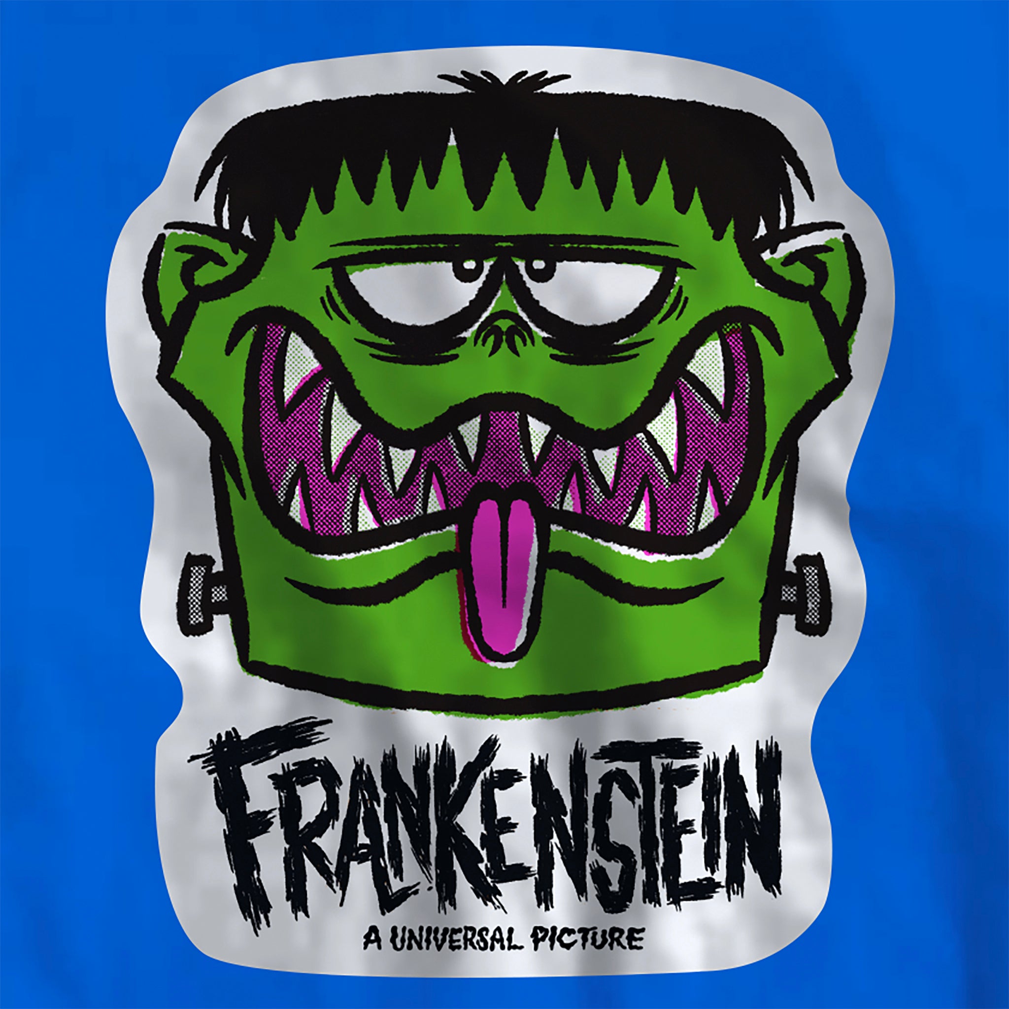 Super7 Universal Monsters Frankenstein tricou bumbac albastru