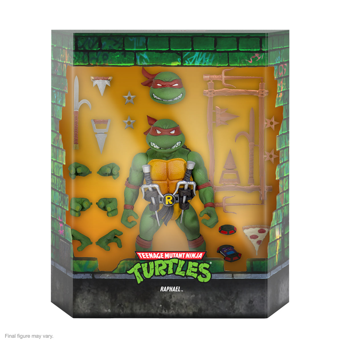 Super7 TMNT Ultimates Raphael V2 figurina 18 cm pizza
