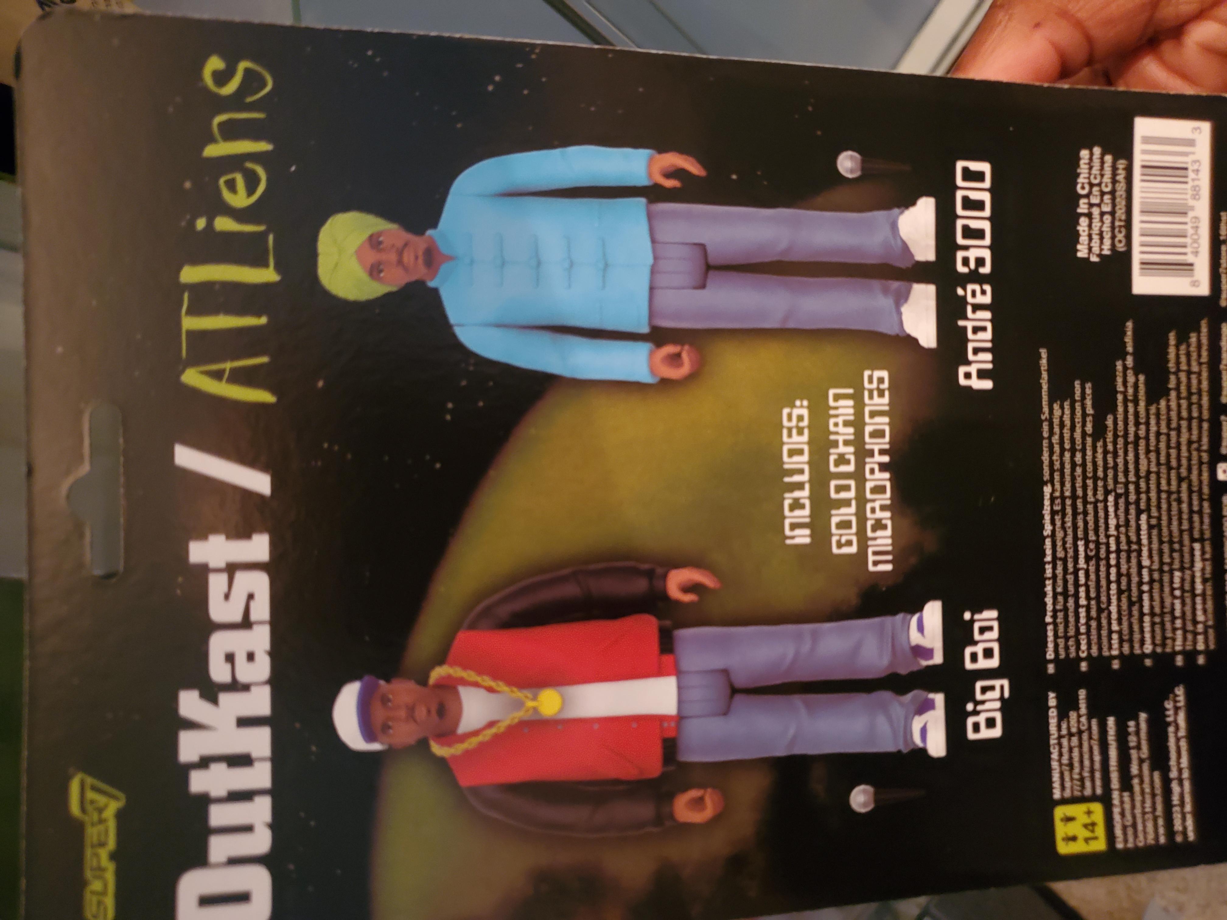 Super7 ReAction OutKast ATLiens set 2 figurine articulate