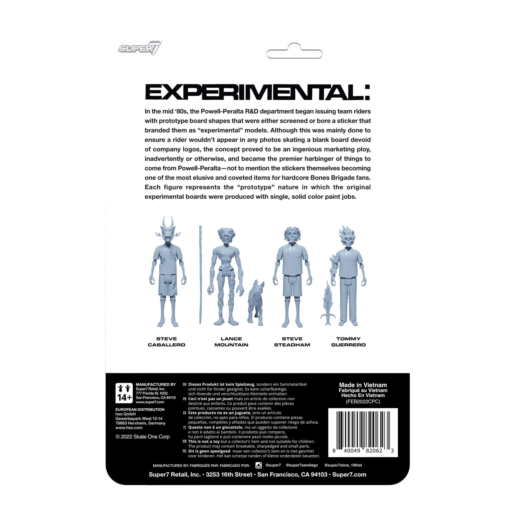 Super7 Powell-Peralta Wave 1A figurina Steadham Unpainted