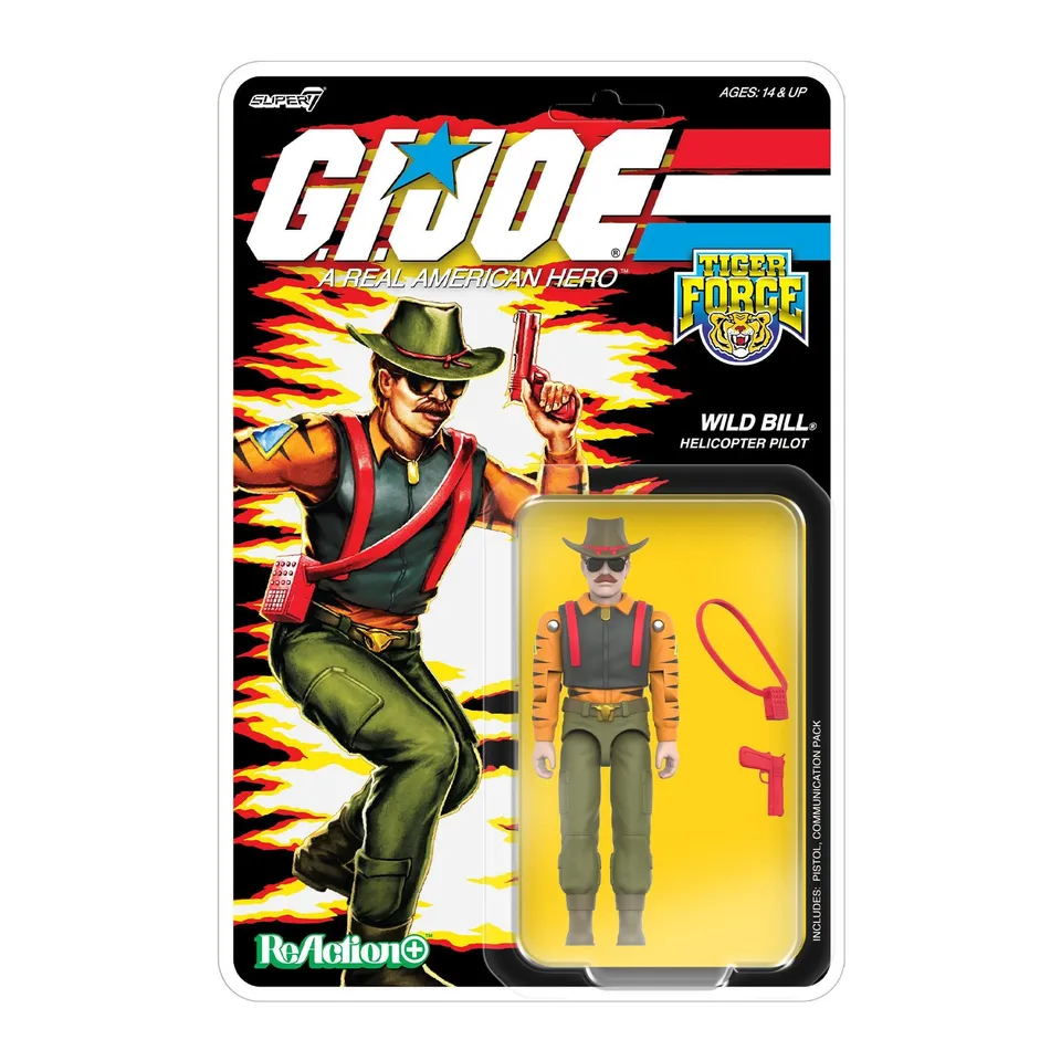 Super7 G.I. Joe ReAction+ figura Wild Bill Tiger Force 4