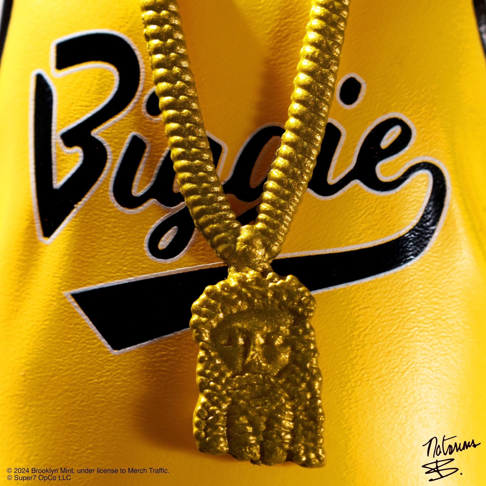 Super7 Notorious B.I.G. Yellow Jersey figurina rap