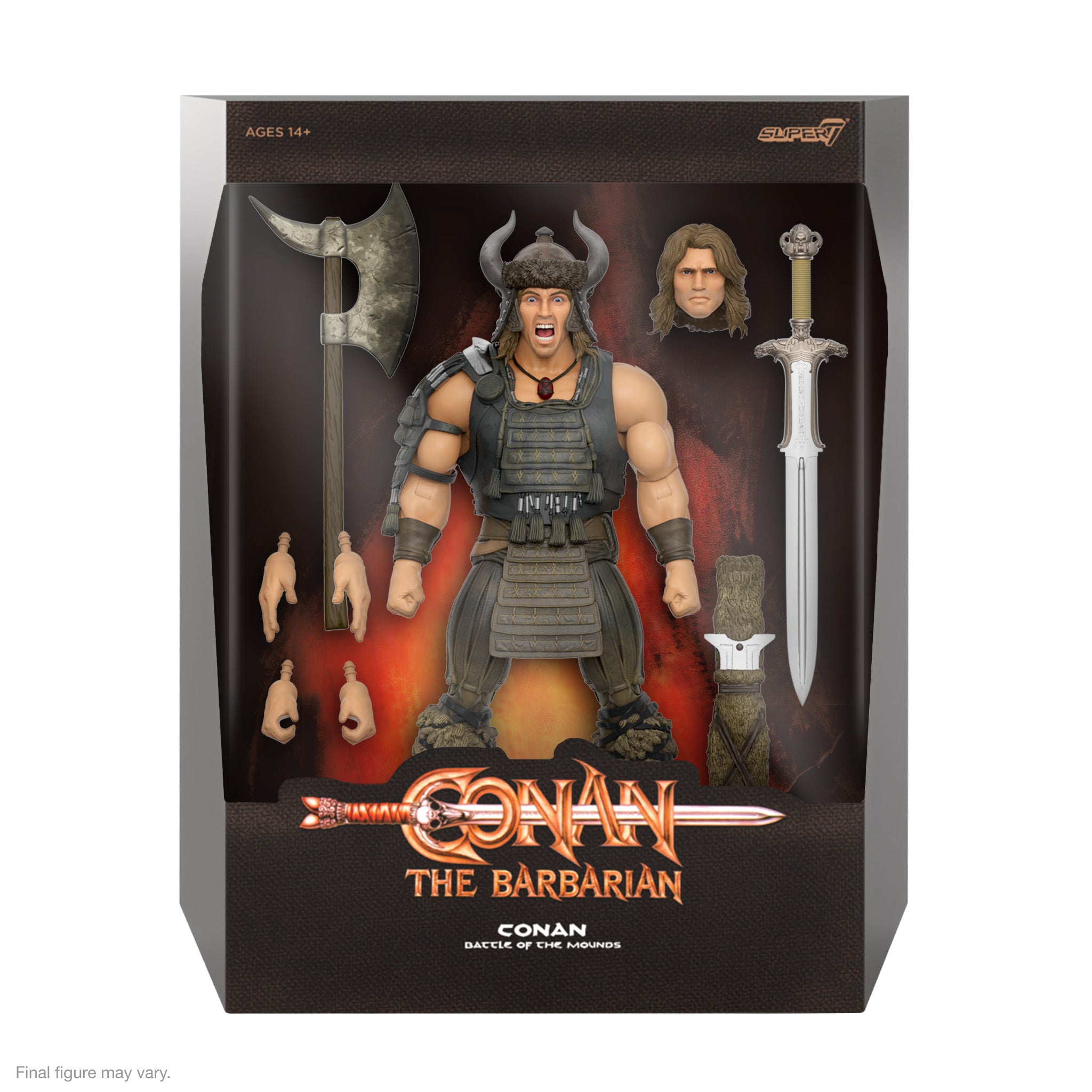 Super7 Ultimates Conan Battle of the Mounds figurina 18 cm