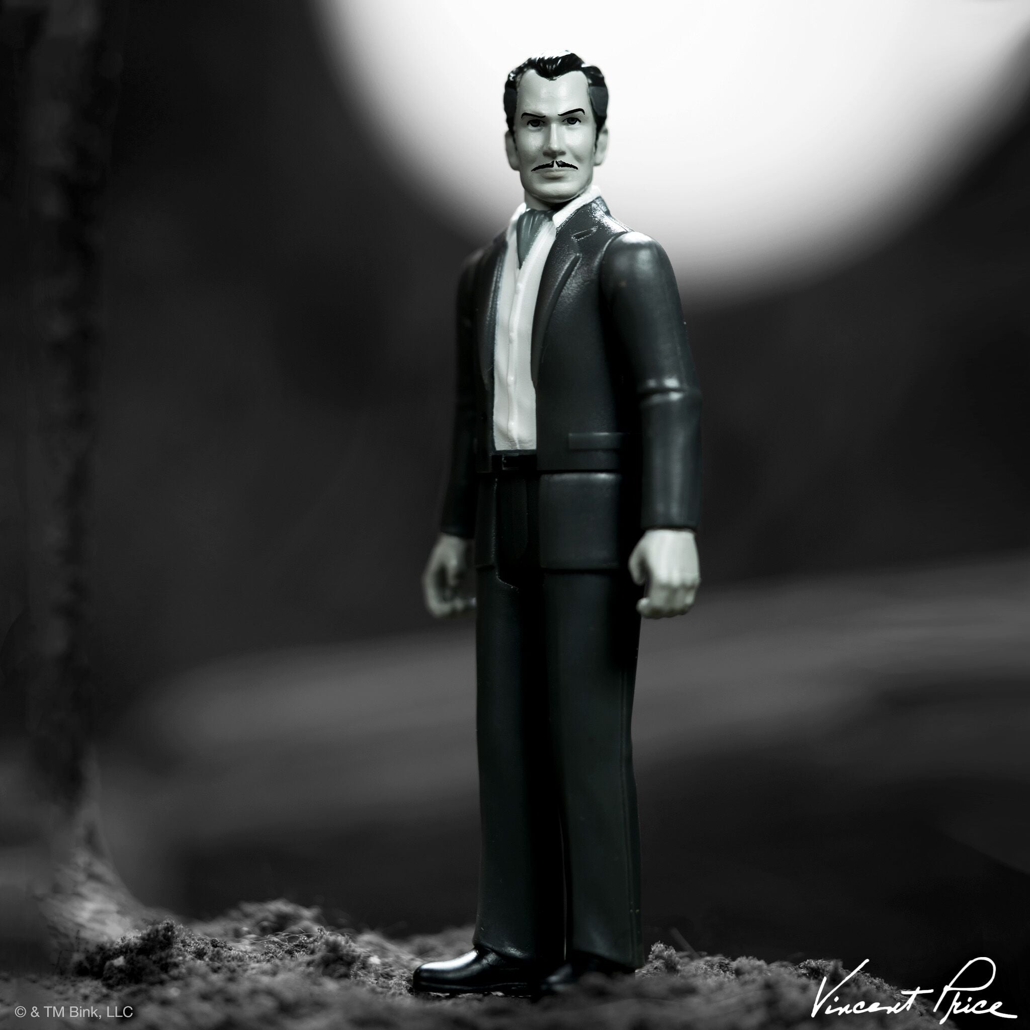 Super7 ReAction Vincent Price figurină gri 9,5 cm