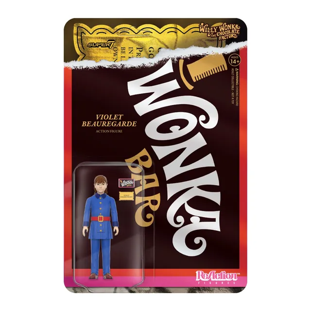 Super7 ReAction Violet Beauregarde figurina Wonka