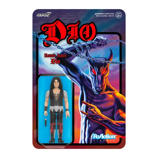 Super7 ReAction Dio Ronnie James Dio figurina articulata 9,5 cm
