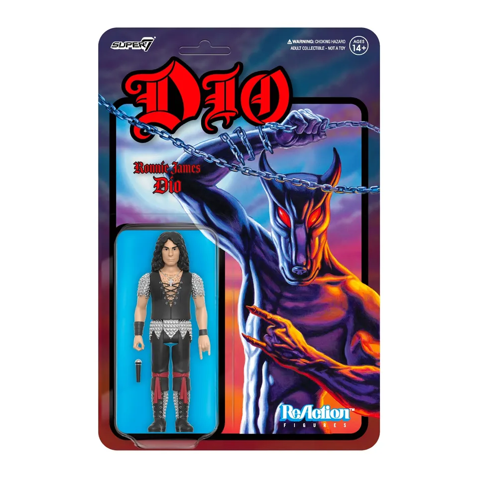 Super7 ReAction Dio Ronnie James Dio figurina articulata 9,5 cm