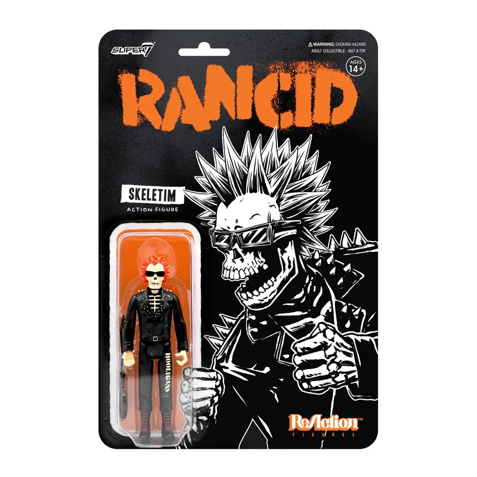 Super7 Rancid ReAction figurină Skeletim Charged Wave 2