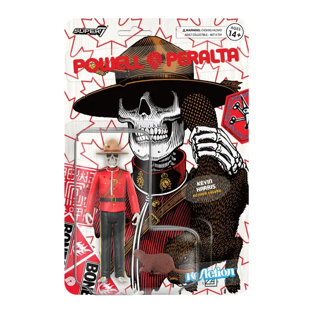 Super7 ReAction Powell-Peralta Kevin Harris figurina skate