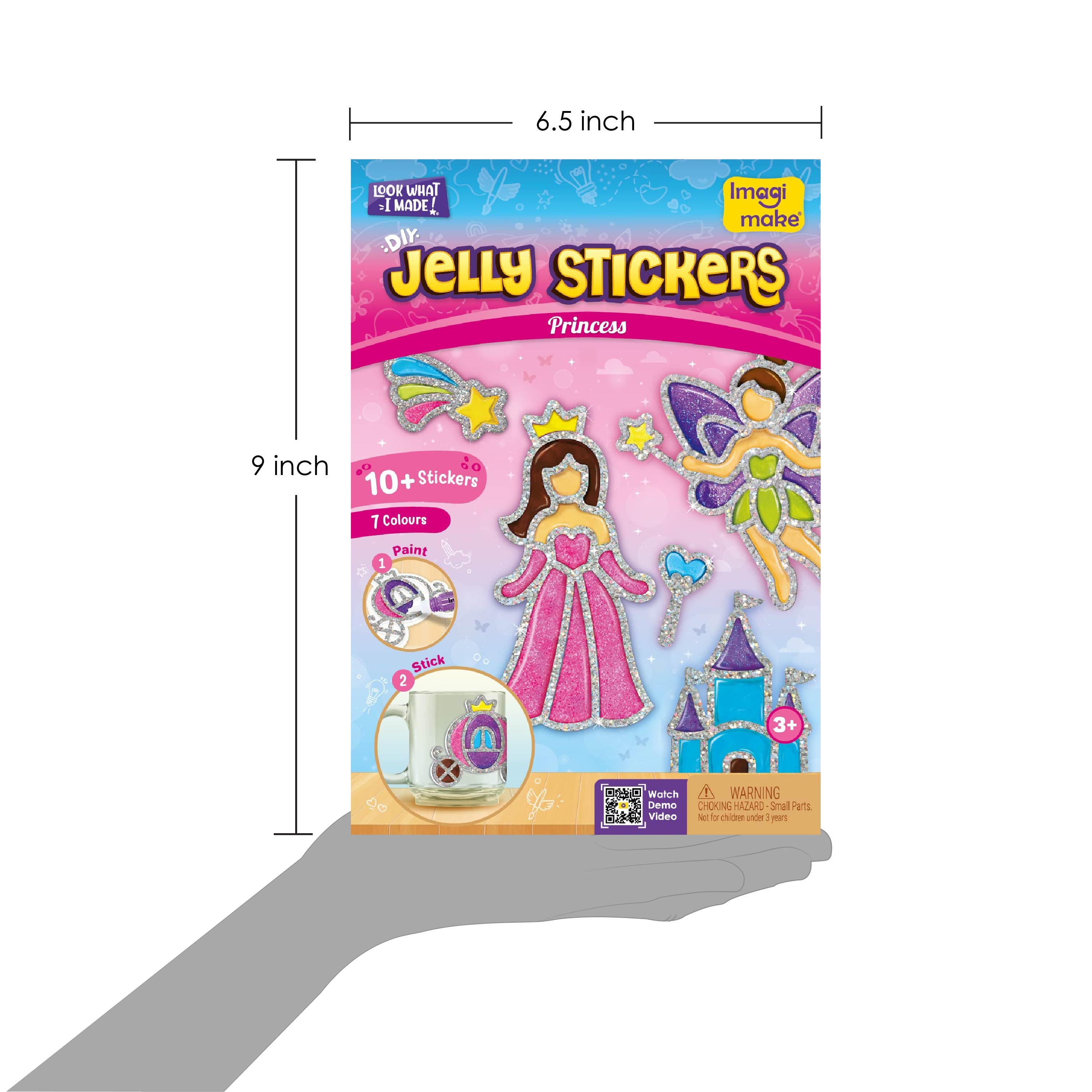 Imagimake Jelly Stickers Princess set stickere 3 ani+