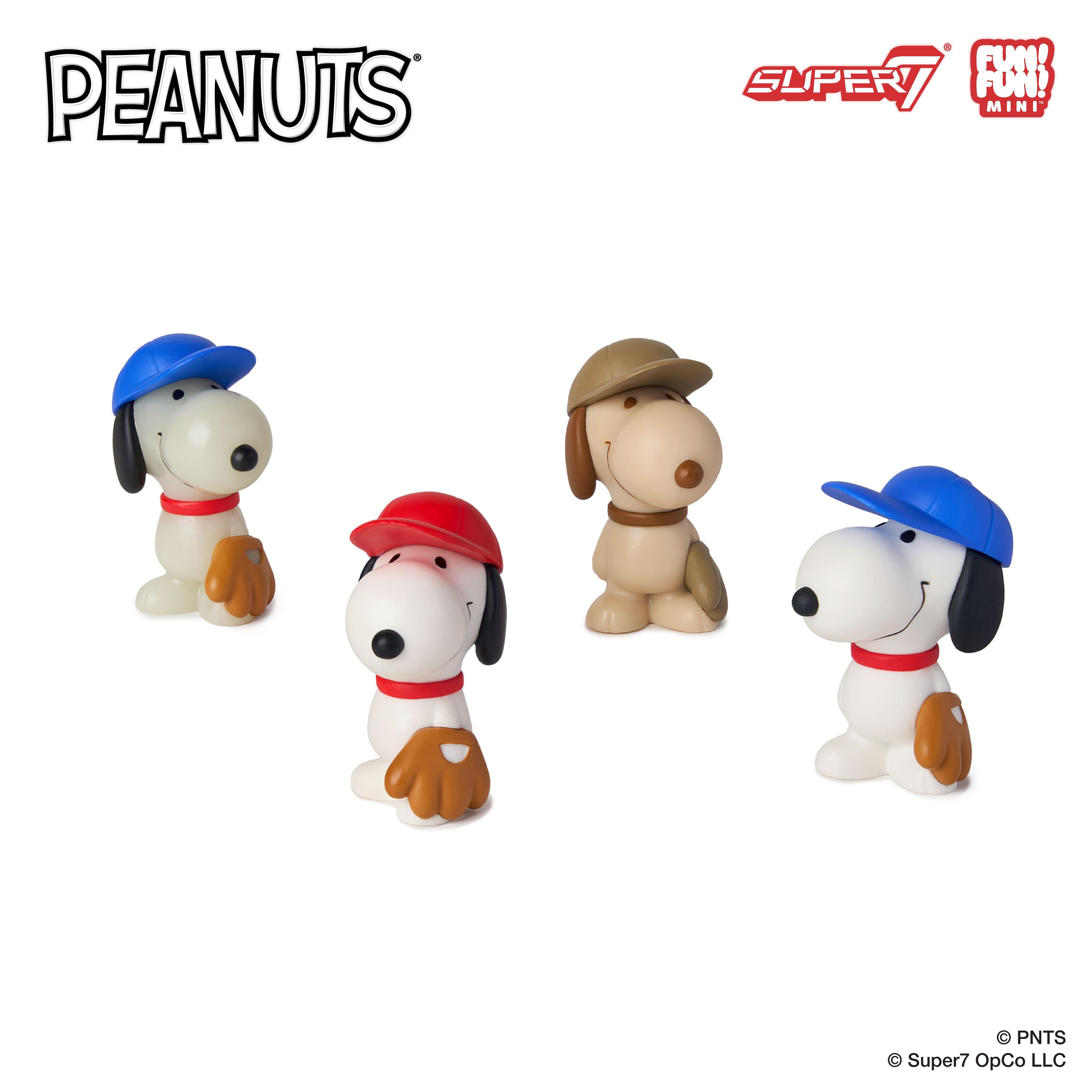 Super7 Peanuts Fun Fun Mini figurina Snoopy Athlete blind box