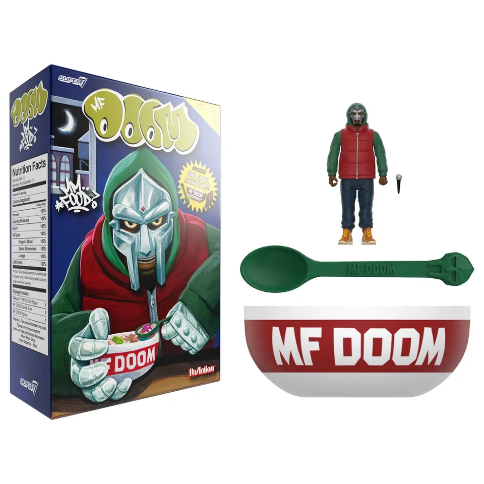Super7 ReAction MF DOOM Mm Food figurina bol cereale