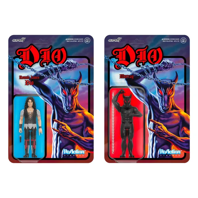 Super7 Dio ReAction Ronnie James Dio Murray set 2 figurine