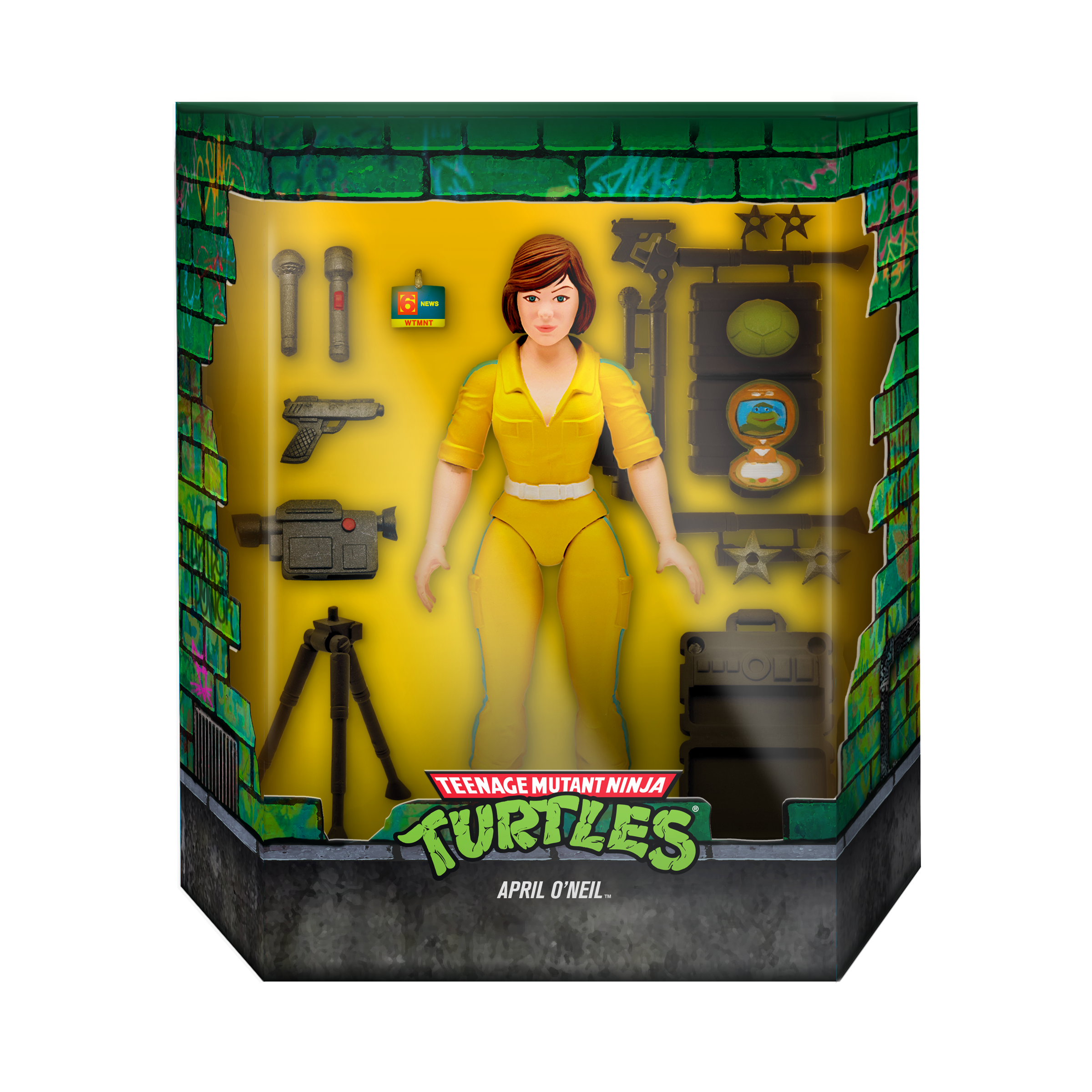 Super7 TMNT Ultimates April O'Neil figurină 18 cm