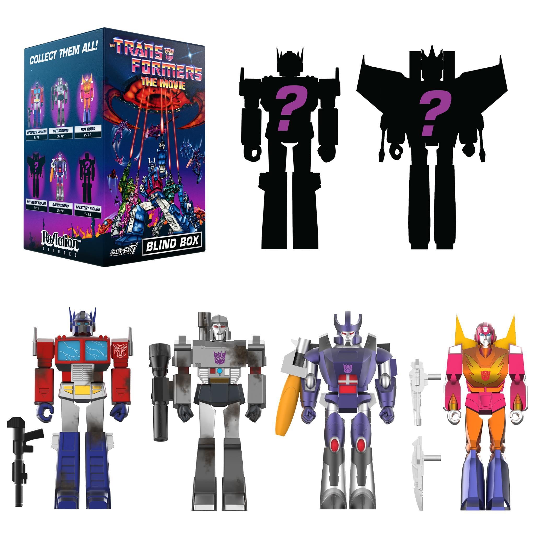 Super7 ReAction Transformers Wave 6 cutie oarba set 12