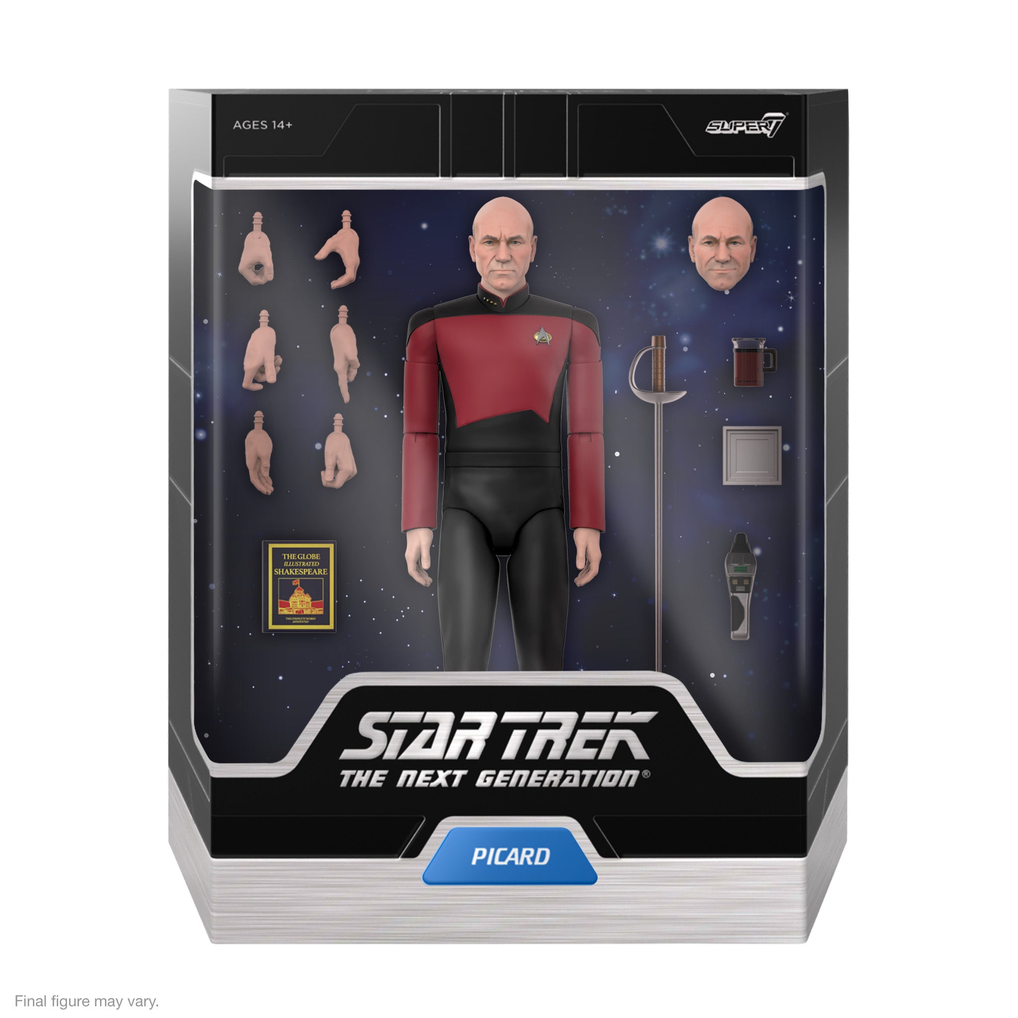 Super7 Ultimates Picard figurina 18 cm Star Trek TNG