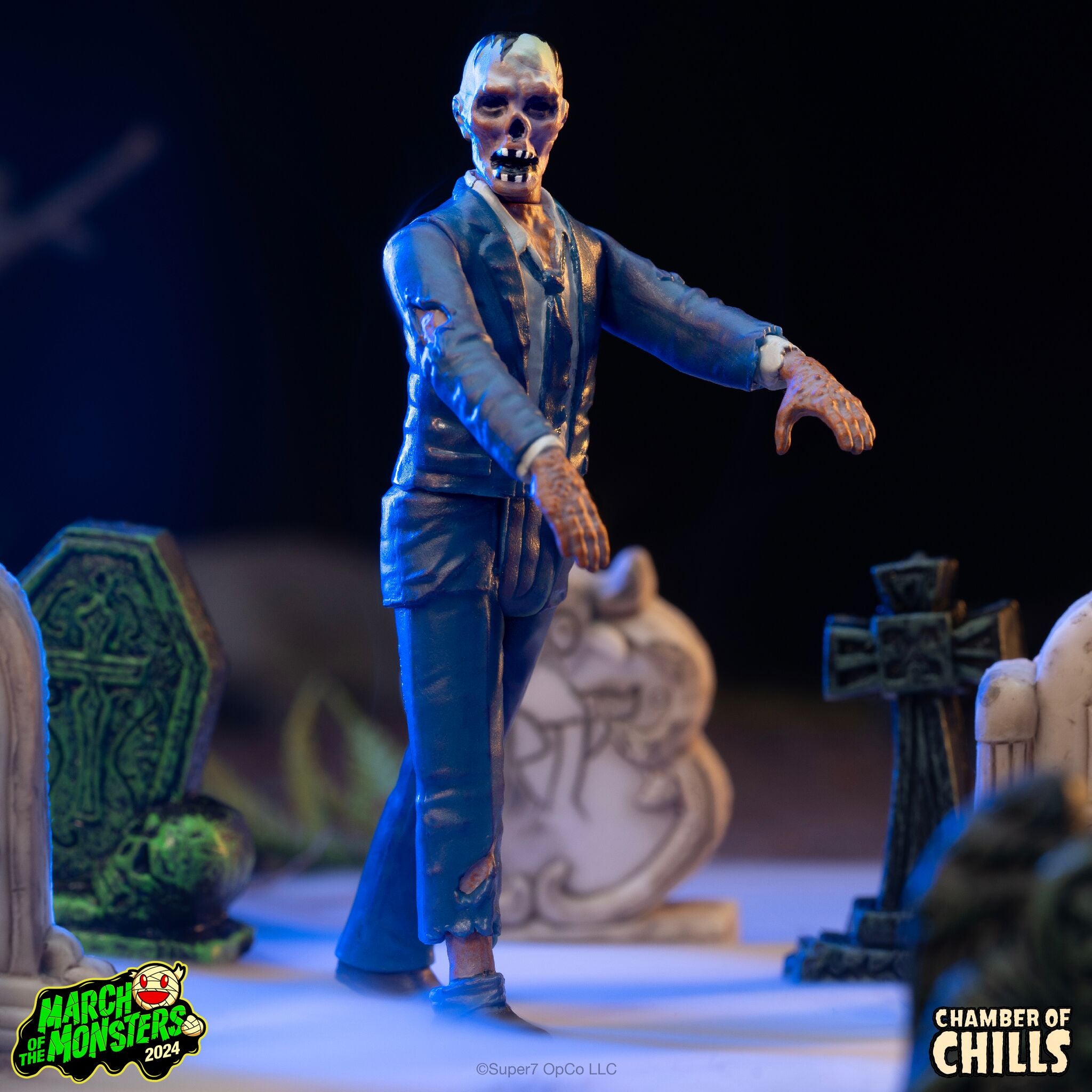 Super7 Pre-Code Horror Chamber of Chills 23 Heartless Zombie figurină