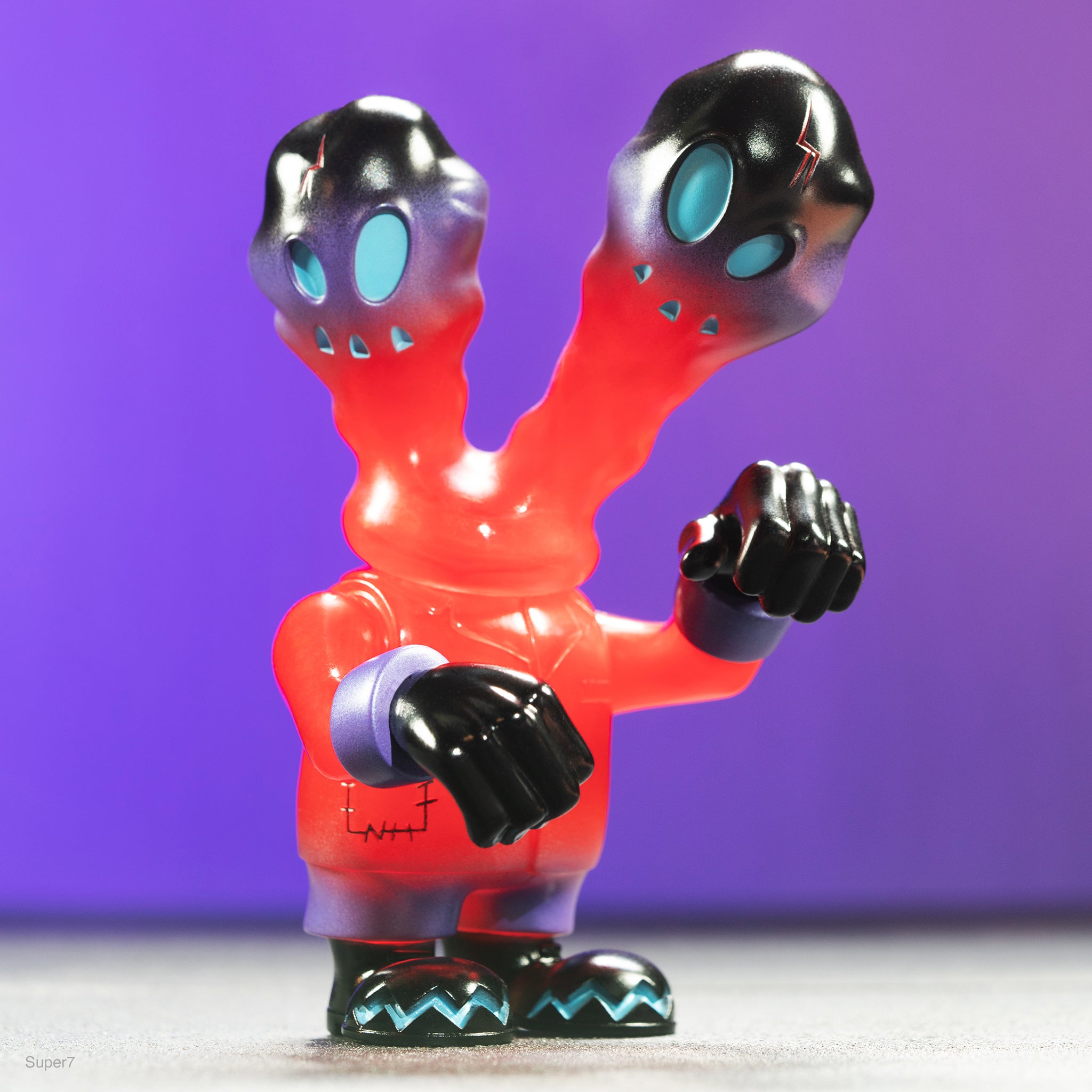 Super7 Japanese Vinyl FrankenFighter Clear Red vinil