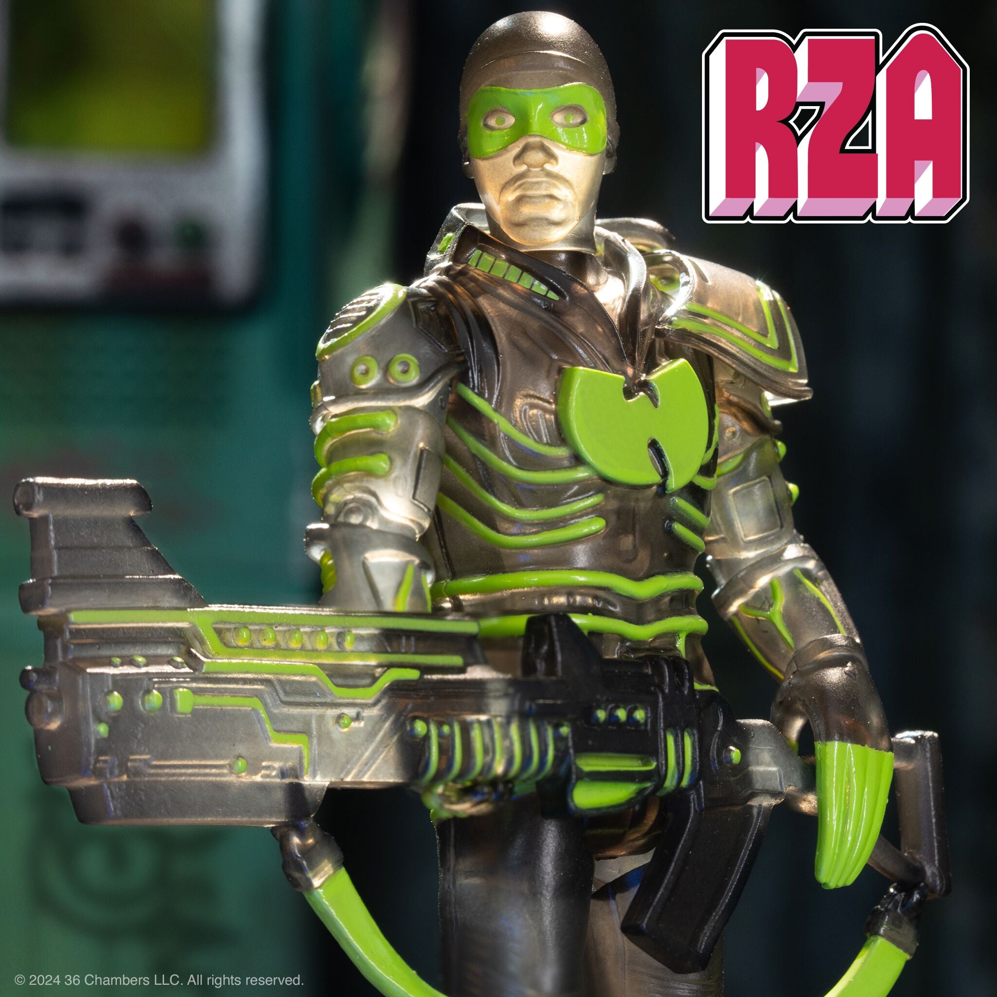 Super7 ReAction RZA Bobby Digital figurina clear