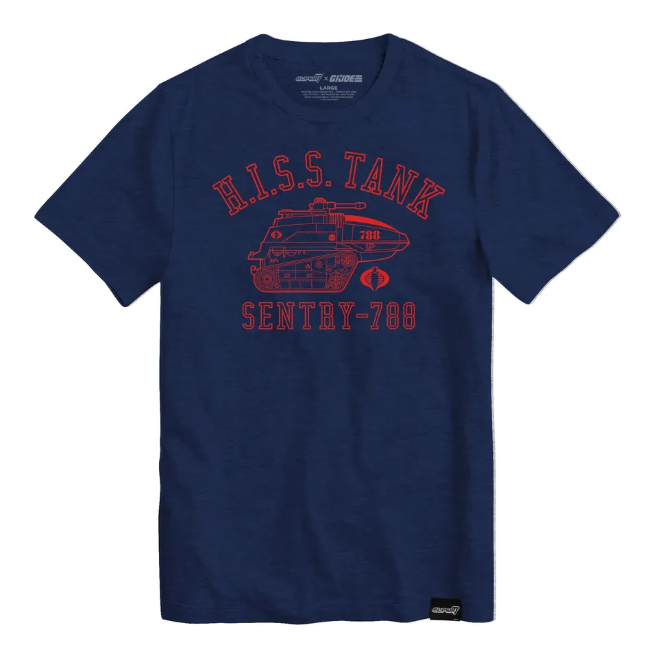 Super7 G.I. Joe Hiss Tank tricou bleumarin bumbac