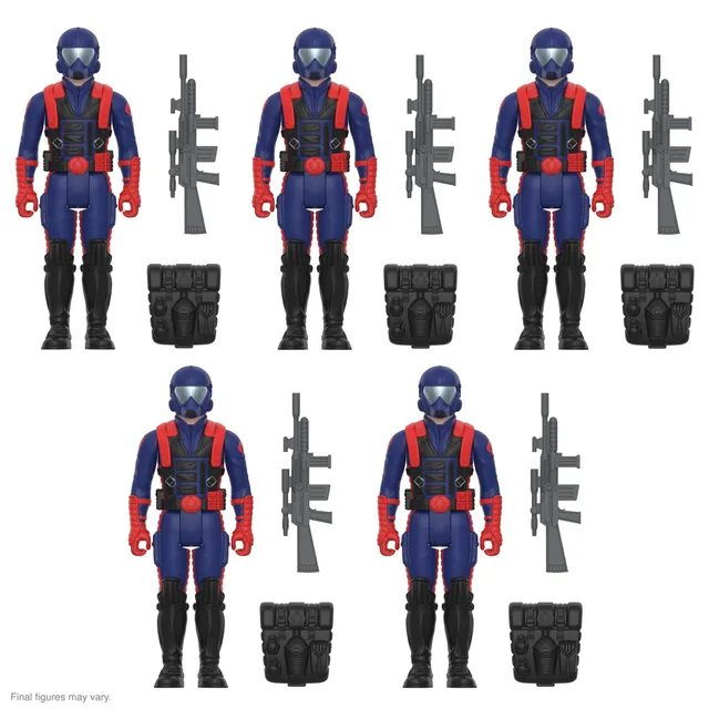 Super7 G.I. Joe Cobra Viper set 5 figurine ReAction 9,5cm