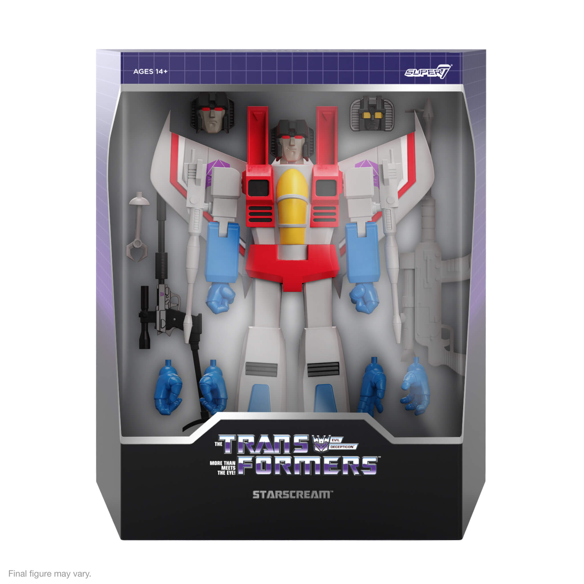 Super7 Transformers ULTIMATES Wave 4 Starscream G1 figurina 18cm