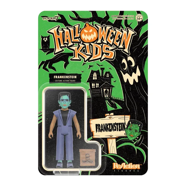 Super7 Halloween Kids Frankenstein figurina 9,5 cm costum