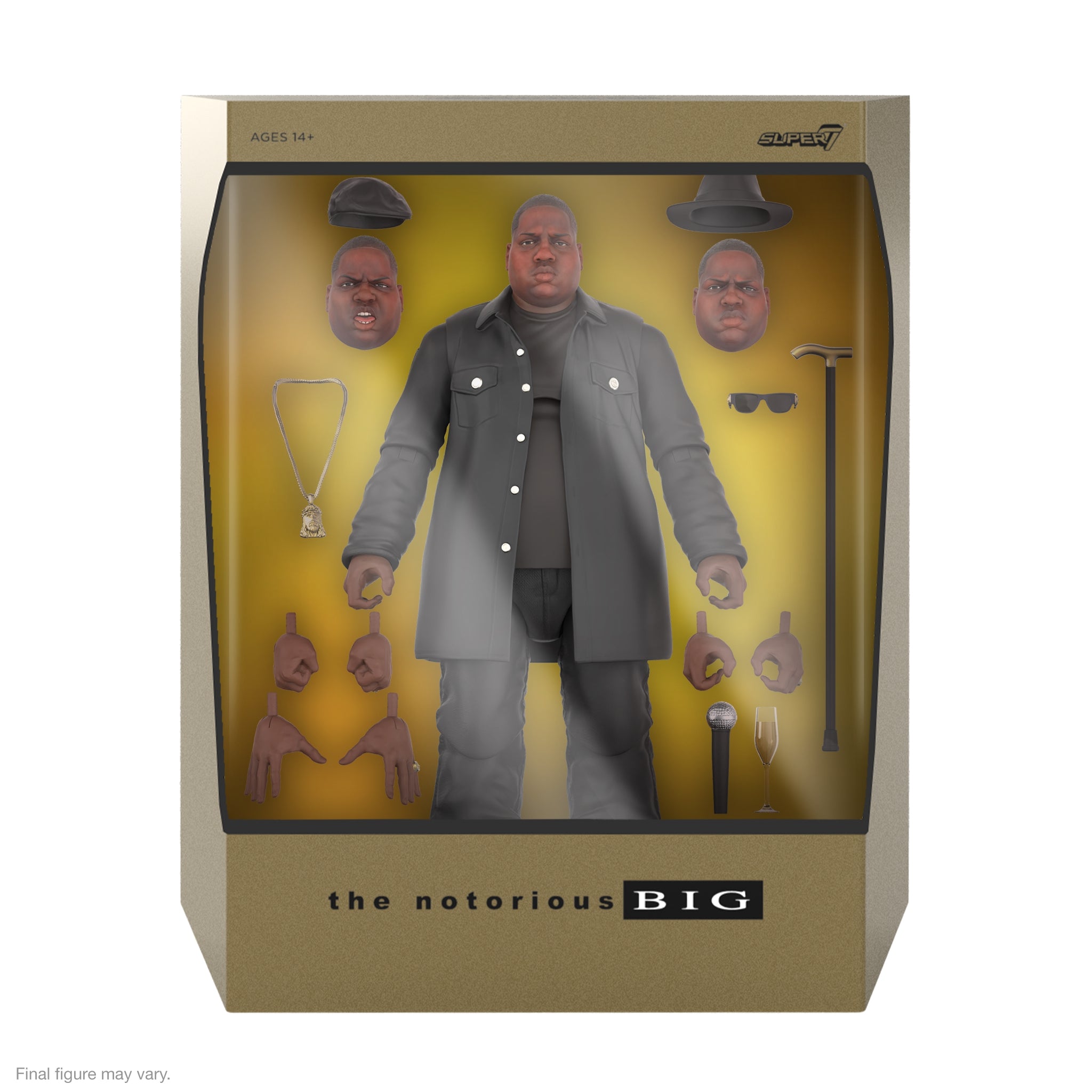 Super7 Ultimates Notorious B.I.G. Wave 1 Biggie figurina 18 cm