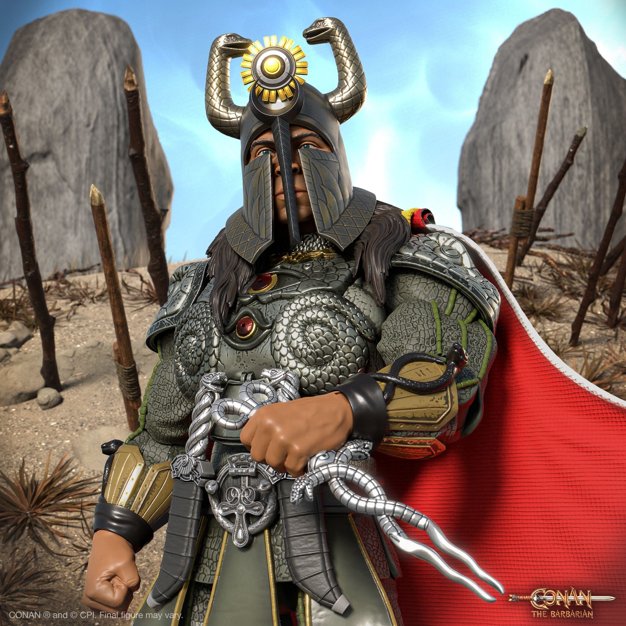Super7 Conan ULTIMATES Battle of the Mounds set 4 figurine