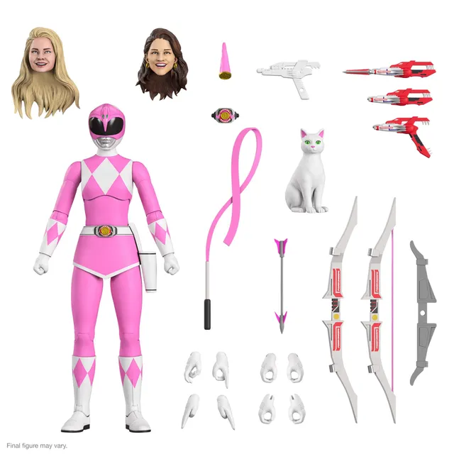 Super7 ULTIMATES! Power Rangers Pink Ranger figurină 18cm