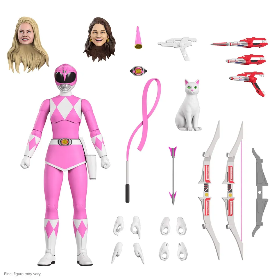 Super7 ULTIMATES! Power Rangers Pink Ranger figurină 18cm