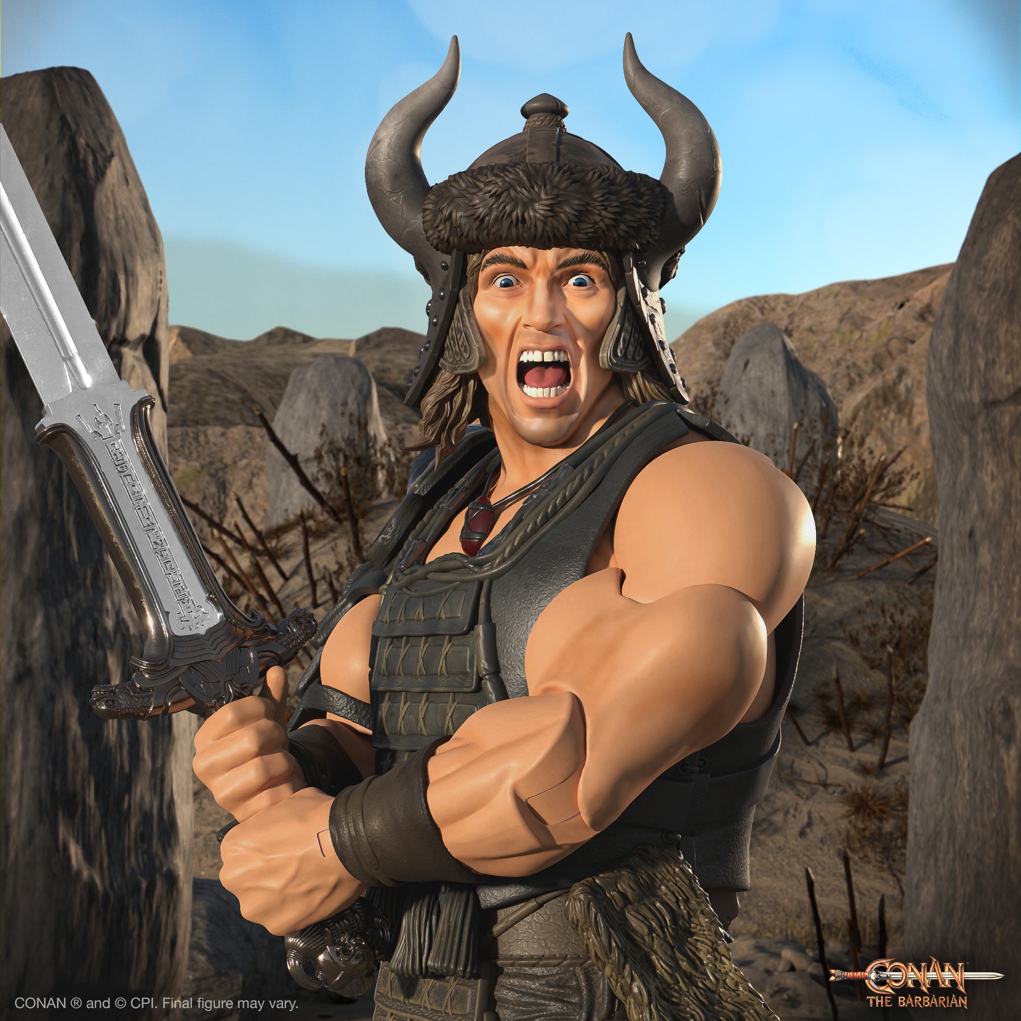 Super7 Ultimates Conan Battle of the Mounds figurina 18 cm