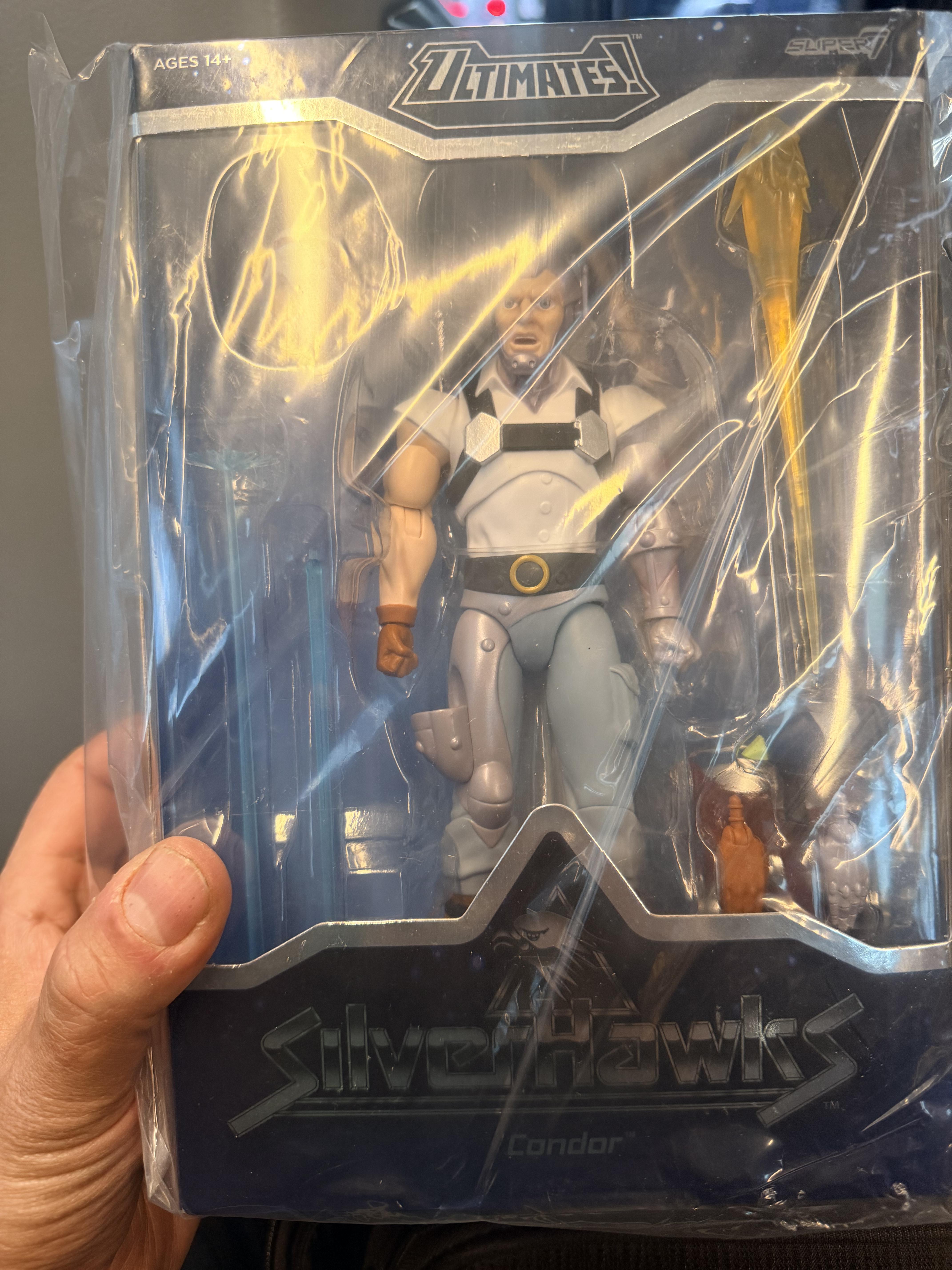 Super7 SilverHawks Wave 07 figurina Condor Toon