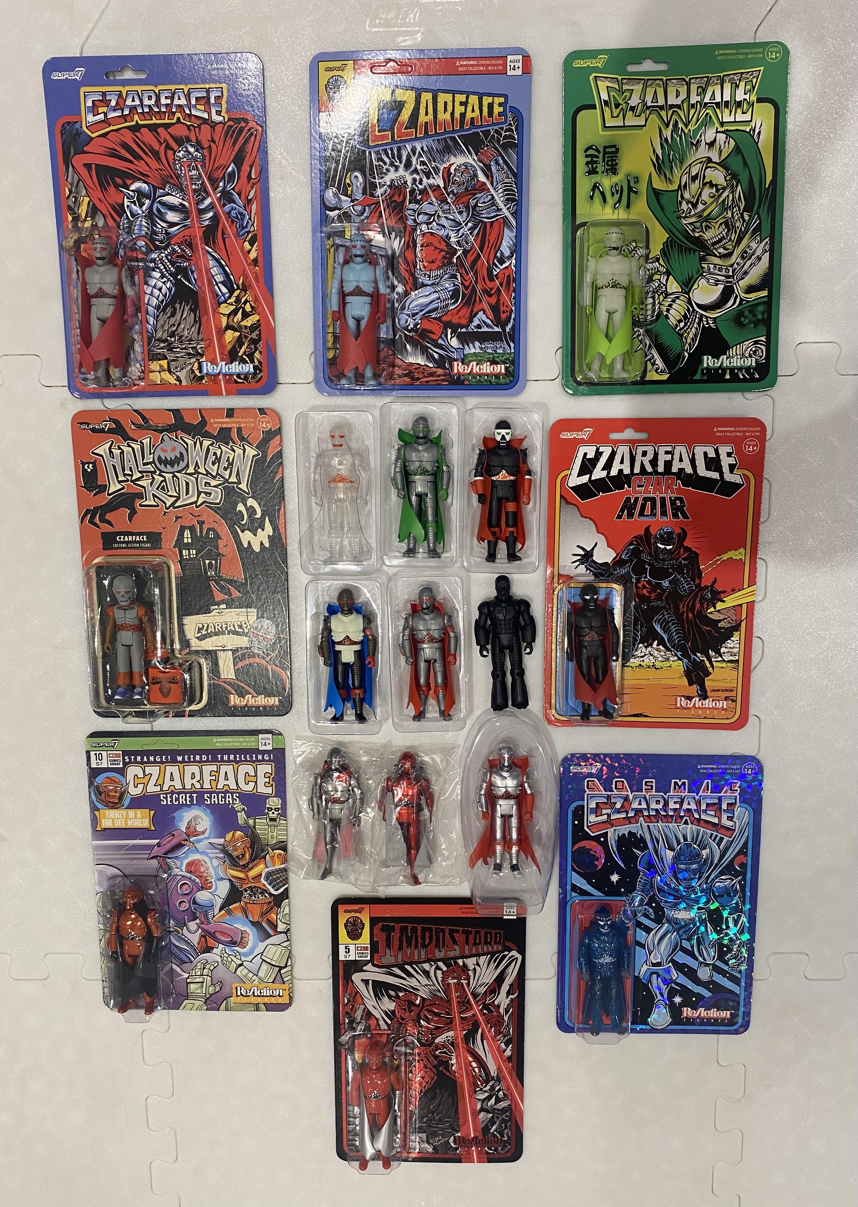 Super7 Czarface Blind Box set 12 figurine oarbe