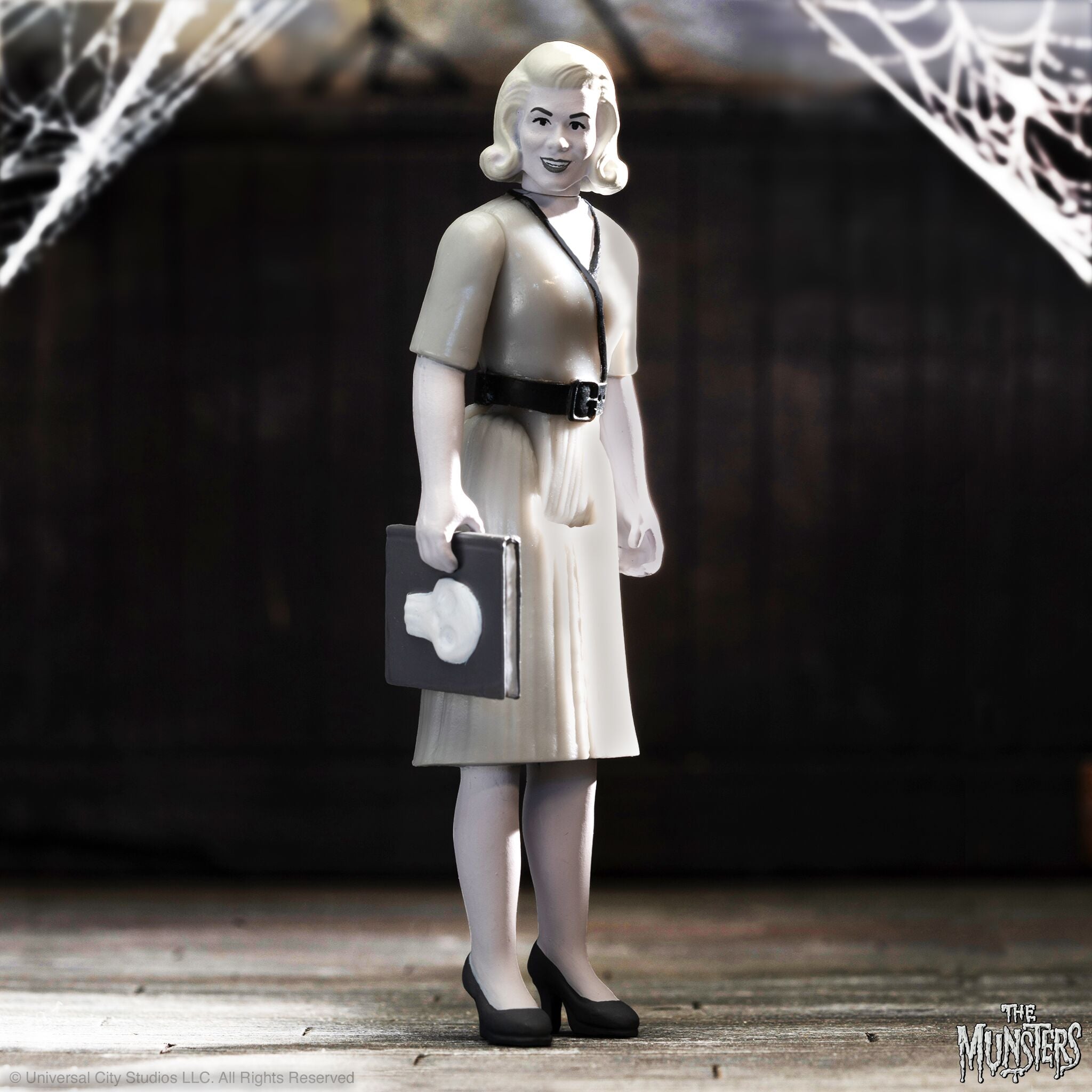 Super7 ReAction Marilyn Munster figurina gri 9,4 cm