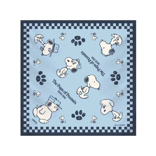 Super7 Peanuts Pups bandană bumbac 56cm