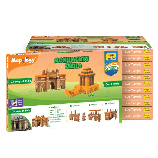 Imagimake Mapology Monuments India set 2 monumente